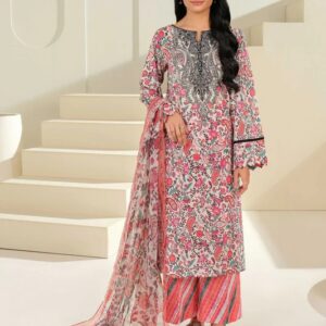 3 Piece lawn suit